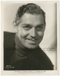 3b0936 IT HAPPENED ONE NIGHT 8x10.25 still 1934 great smiling portrait of Clark Gable, Frank Capra!