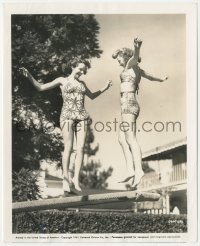 3b0938 JANE FRAZEE/MARGARET TALICHET 8.25x10 still 1941 they're swimming together on their day off!