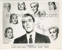 3b0959 KIM NOVAK signed 8x10 REPRO photo 1980s montage with James Stewart from Hitchcock's Vertigo!