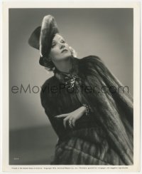 3b0987 MARLENE DIETRICH 8.25x10 still 1941 Universal studio portrait modeling cool fur hat & cape!