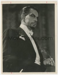 3b0997 MOST DANGEROUS GAME 8x10 still 1932 best close portrait of mad Russian hunter Leslie Banks!