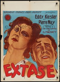 3b1373 ECSTASY pre-war Belgian 1933 sexy Hedy Lamarr billed under her real name Kiesler!