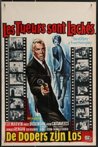 3b1260 KILLERS Belgian 1964 Don Siegel, Hemingway, art of Lee Marvin, sexy Angie Dickinson!