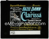 3b0781 GAMBIER'S ADVOCATE glass slide 1915 Hazel Dawn as Clarissa is the charming magnetic star!