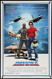 3b1699 IRON EAGLE 1sh 1986 Louis Gossett Jr, Jason Gedrick was born to fly F-16s!