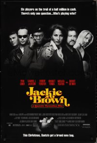 3b1701 JACKIE BROWN advance 1sh 1997 Quentin Tarantino, Santa's got a brand new bag, top cast!