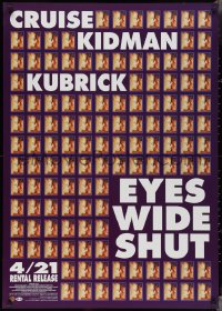 3b1325 EYES WIDE SHUT video Japanese 29x41 1999 Stanley Kubrick, many small images of Cruise & Kidman