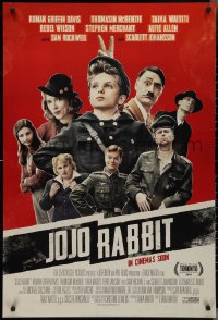 3b1703 JOJO RABBIT style B int'l advance DS 1sh 2019 David in the title role, Waititi as Hitler!