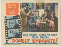 3b0476 DOUBLE DYNAMITE LC #7 1951 Frank Sinatra, Groucho Marx & Jane Russell photographed at diner!