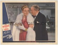 3b0478 DRESSED TO KILL LC 1946 close up of Edmond Breons in tuxedo and Patricia Morison in fur!