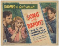 3b0401 ESCAPE FROM DEVIL'S ISLAND TC 1935 Victor Jory, Florence Rice, Song of the Damned, rare!