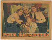 3b0483 FOUR DAUGHTERS LC 1938 mom May Robson with Priscilla Lane, Rosemary Lane & Lola Lane!