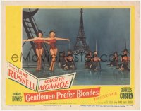 3b0488 GENTLEMEN PREFER BLONDES LC #8 1953 sexy Marilyn Monroe & Jane Russell in deleted scene!