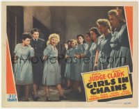 3b0495 GIRLS IN CHAINS LC 1943 Edgar Ulmer, great image of Arline Judge & bad girls in prison!