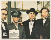 3b0496 GODFATHER LC #2 1972 Marlon Brando, Al Pacino, James Caan & John Cazale at Connie's wedding!