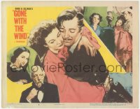 3b0500 GONE WITH THE WIND LC #4 R1954 art of Clark Gable, Vivien Leigh & Olivia De Havilland!