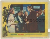 3b0509 HIGH NOON LC #8 1952 Lon Chaney Jr, Mitchell & Grace Kelly w/ Gary Cooper receiving telegram!