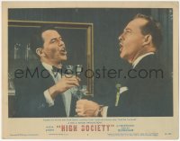 3b0510 HIGH SOCIETY LC #3 1956 c/u of Frank Sinatra & Bing Crosby singing together for 1st time!