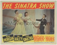 3b0511 HIGHER & HIGHER LC 1943 Frank Sinatra greets beautiful Michele Morgan & Barbara Hale!