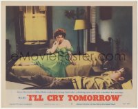 3b0515 I'LL CRY TOMORROW LC #5 1955 Susan Hayward can't remember what happened the night before!