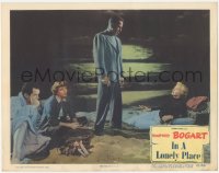 3b0516 IN A LONELY PLACE LC #4 1950 Humphrey Bogart stands over Gloria Grahame, Lovejoy & Donnell!