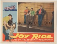 3b0522 JOY RIDE LC #1 1958 cool image of hot rod punks who stole a car in police line up!