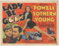 3b0413 LADY BE GOOD TC 1941 Eleanor Powell, Ann Sothern, Robert Young, Barrymore, Skelton, rare!