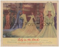 3b0526 LADY IN THE DARK LC #2 1944 two different images of sexy Ginger Rogers in wild gown!