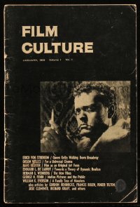 3b0744 FILM CULTURE vol 1 no 1 magazine January 1955 Orson Welles in Othello, Bela Lugosi & more!