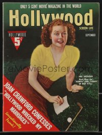 3b0220 HOLLYWOOD magazine September 1939 Ann Sheridan, what the Oomph Girl thinks of her title!