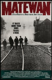 3b1713 MATEWAN 1sh 1987 James Earl Jones, John Sayles, it takes more than guns to kill a man!