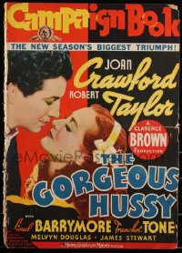 3b0092 GORGEOUS HUSSY pressbook 1936 Joan Crawford & Robert Taylor, includes herald, very rare!