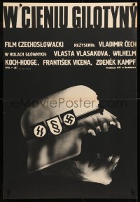 3b1369 KEY Polish 22x33 1972 Klic, WWII, Frantisek Vicena, Erol art of Nazi skull helmet creature!