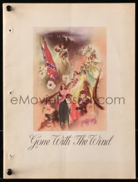 3b0204 GONE WITH THE WIND souvenir program book 1939 Margaret Mitchell's story of the Old South!