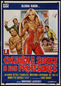 3b1317 HOW TO SEDUCE YOUR TEACHER Spanish 1980 completely different art of sexy Gloria Guida!