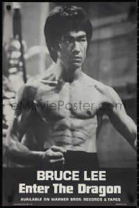 3b1271 ENTER THE DRAGON 18x27 music poster 1973 Bruce Lee, soundtrack, film that made him a legend!