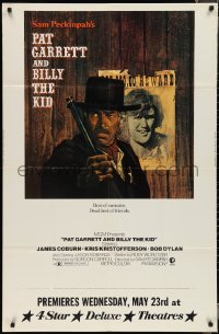 3b0232 PAT GARRETT & BILLY THE KID half subway 1973 James Coburn, Kris Kristofferson, Lesser art!