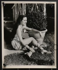 3b1088 DOROTHY LAMOUR 8 8x10 stills 1930s-1940s wonderful portrait images of the star!