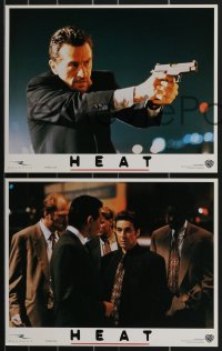 3b0638 HEAT 8 LCs 1995 Al Pacino, Robert De Niro, Val Kilmer, Michael Mann directed!