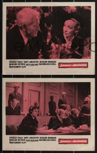 3b0668 JUDGMENT AT NUREMBERG 4 LCs 1961 Spencer Tracy, Widmark, Schell, Marlene Dietrich!