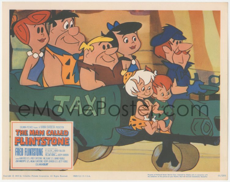 3b0543 Man Called Flintstone Lc 1966 Hanna Barbera Fred Wilma Barney Betty