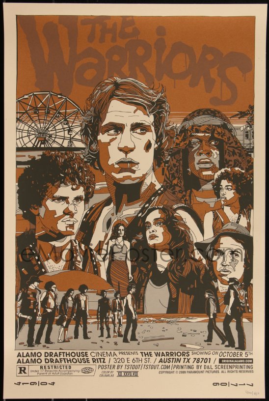 eMoviePoster.com: 3c2302 WARRIORS #400/450 16x24 art print 2009 Mondo ...