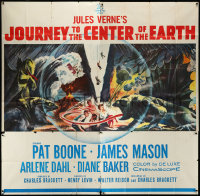 3d0388 JOURNEY TO THE CENTER OF THE EARTH 6sh 1959 Jules Verne fabulous world below the world, rare!