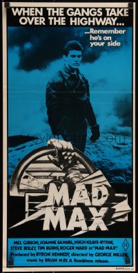 3d0434 MAD MAX Aust daybill R1981 Mel Gibson in George Miller's post-apocalyptic classic!