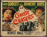 3d1787 GHOST CHASERS 1/2sh 1951 Leo Gorcey & The Bowery Boys, wacky horror comedy art, ultra rare!