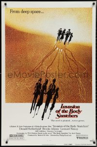 3d1375 INVASION OF THE BODY SNATCHERS advance 1sh 1978 Philip Kaufman sci-fi, read the Dell book!