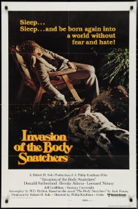 3d0573 INVASION OF THE BODY SNATCHERS style B int'l 1sh 1978 Kaufman remake, cool & different!