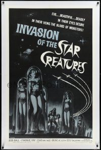 3d0161 INVASION OF THE STAR CREATURES linen 1sh 1962 evil, beautiful, monster blood in their veins!