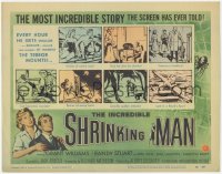 3d0781 INCREDIBLE SHRINKING MAN TC 1957 sci-fi classic Reynold Brown comic strip-like artwork!