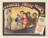 3d0794 INVADERS FROM MARS LC #8 1953 Arthur Franz holding Helena Carter w/ Morris Ankrum & soldiers!